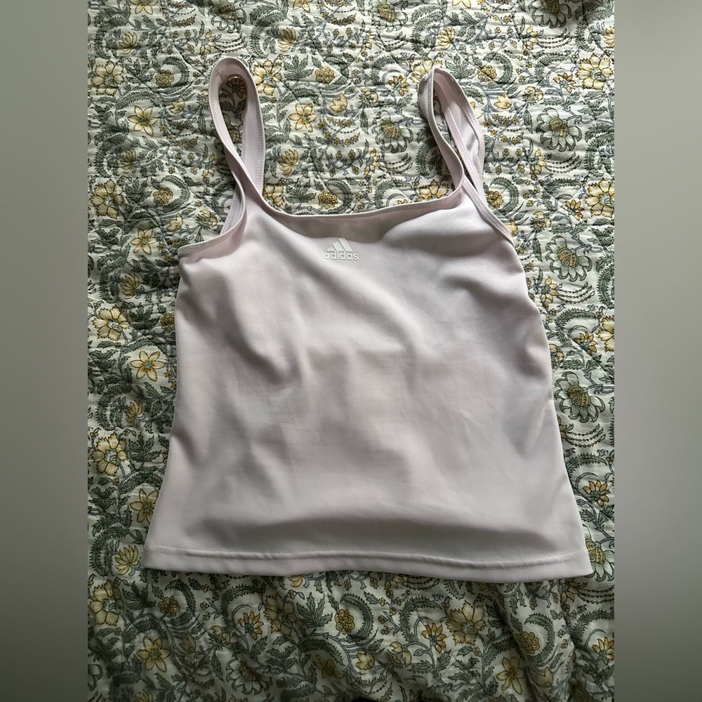 Adidas Women's Light Pink Tank Top